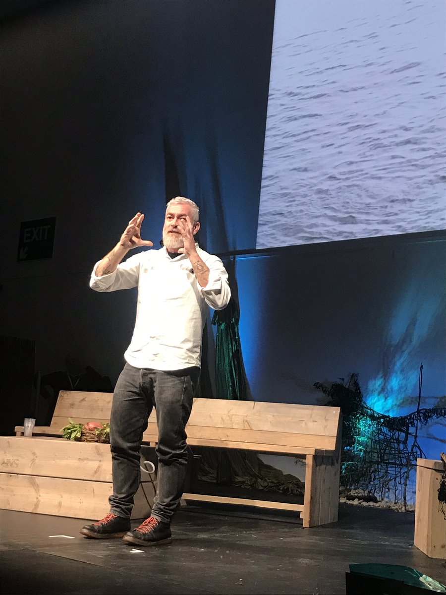 “The future of food=do not buy , eat, cook, something you don’t believe in’  <a href="/alexatala/">Alex Atala</a> <a href="/FoodOnTheEdge/">Food On The Edge</a> #FOTE2019