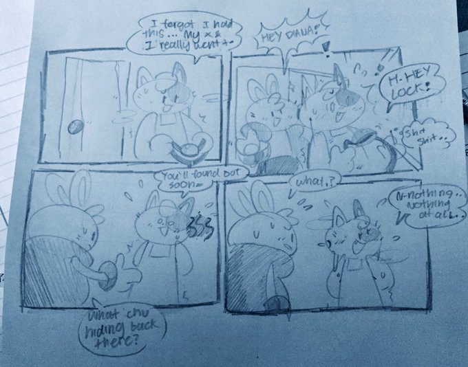 A dumb comic I doodled because screw math. 