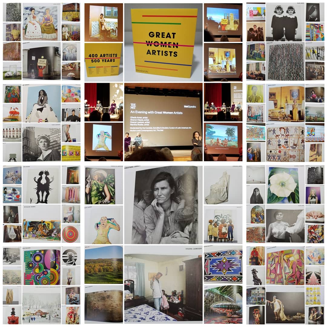 An Evening With Great Women Artists <a href="/metmuseum/">The Metropolitan Museum of Art</a> was very enlightening, and included a fantastic book launch - Great Women Artists by <a href="/Phaidon/">𝕬𝖕𝖍𝖊𝖑𝖎𝖔𝖓</a> showcasing 400 women, 54 countries, 500 years of stellar creative works. Buy it! 💕♥️ #greatwomenartists  #MondayMorning #artist