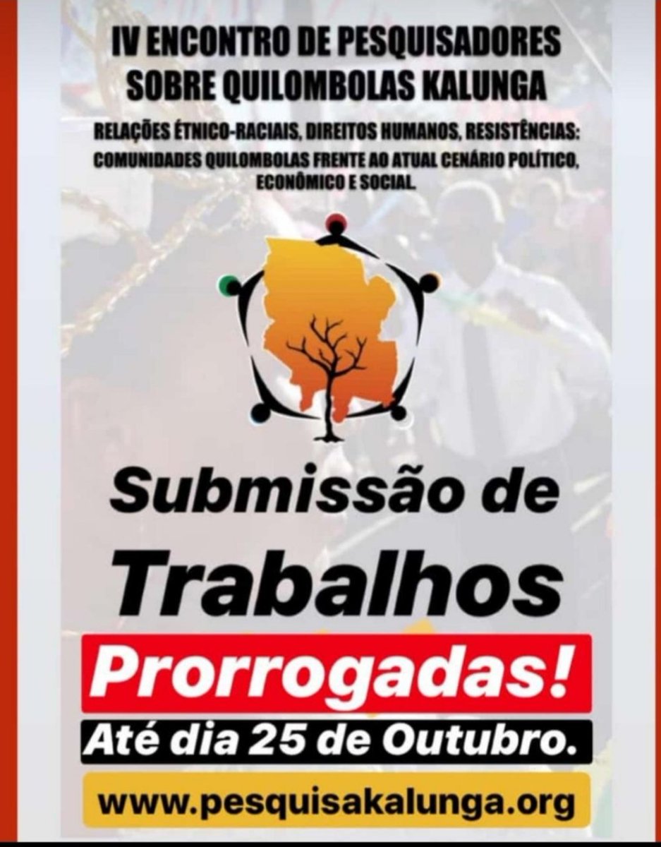 Caroline_lines's tweet image. #quilombolas #kalunga #UFT #Pesquisa #Ciência #universidade #relaçõesétnicoraciais #direitoshumanos #Goiás #Tocantins #Cerrado #submissãodetrabalho #eventocientífico #resistência #política 
#inscriçõesabertas 

Fazer ciência neste momento é resistir! 💪