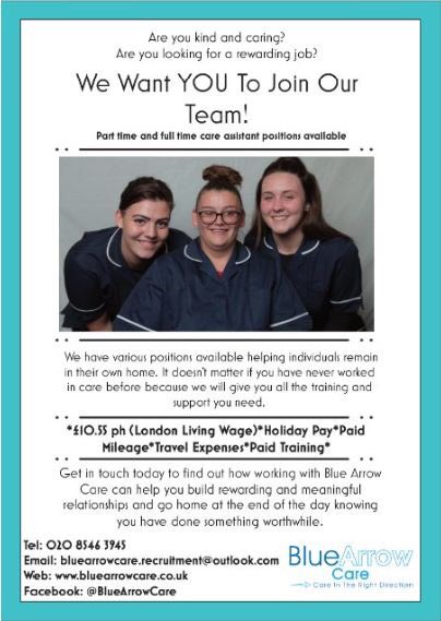 MUSIC IS THE ANSWER (@deepdowndirtypr) on Twitter photo I want to give a special shout out to <a href="/bluearrowcare/">Blue Arrow Care</a> who are care providers with a heart and are currently recruiting for #careworkers in #Surrey
facebook.com/BlueArrowCare/
Shortlisted at the recent #kingstonbusinessawards
#localsjobs #homecare #carers I want to give a special shout out to <a href="/bluearrowcare/">Blue Arrow Care</a> who are care providers with a heart and are currently recruiting for #careworkers in #Surrey
facebook.com/BlueArrowCare/
Shortlisted at the recent #kingstonbusinessawards
#localsjobs #homecare #carers
