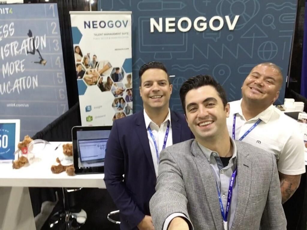 NEOGOV's tweet photo. Come visit us at CUPA today and tomorrow in Aurora, Colorado and learn how NEOGOV is making HR easier for colleges and universities! Stop by to talk to our team and get a free gift! #IntelligentHR https://t.co/4ZA7OEMr2H