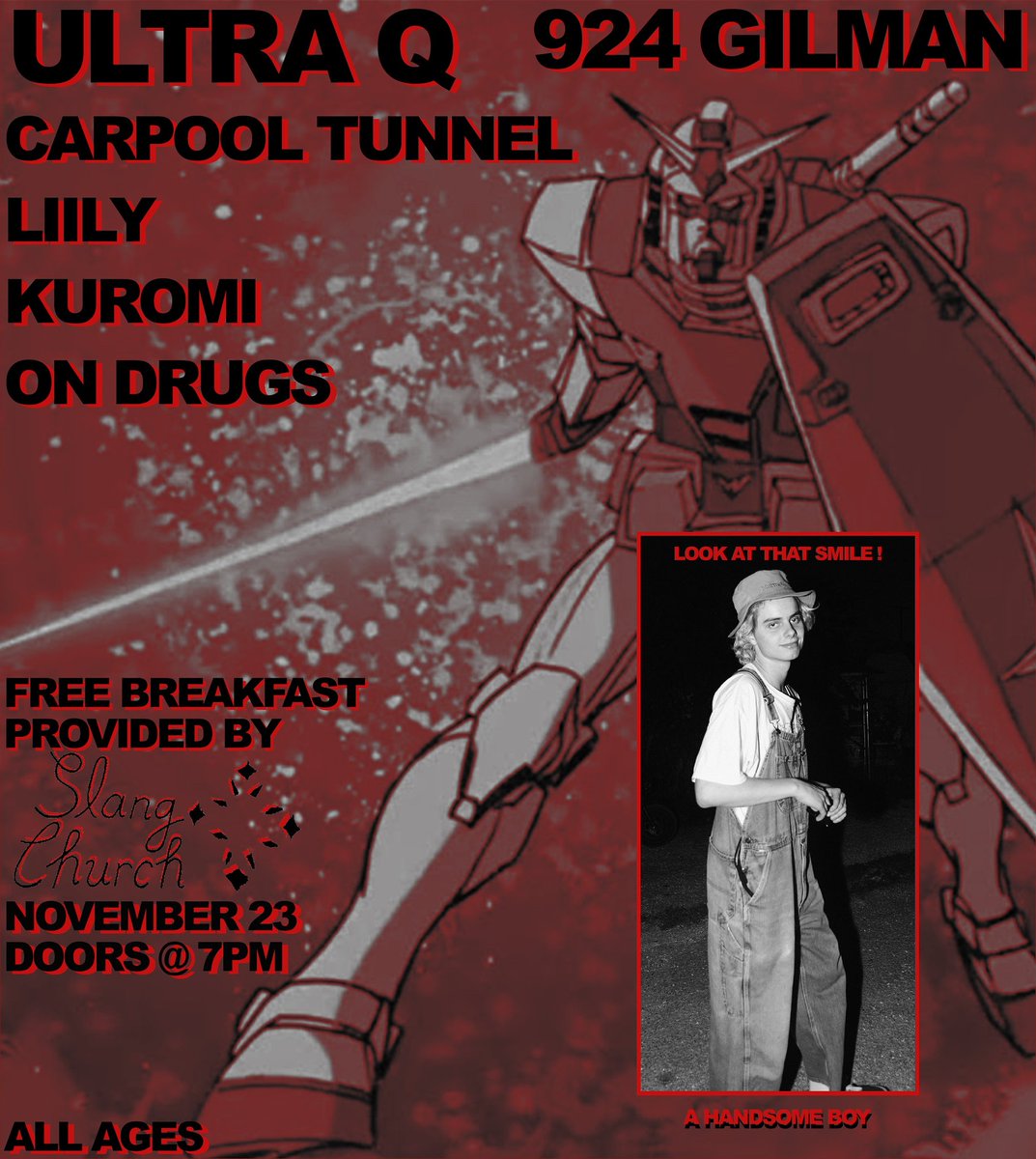 NOVEMBER 23 / 924 GILMAN / LETS HAVE FUN !