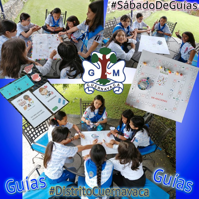 CVAGuiasMex's tweet photo. En la rama de Guías del #DistritoCuernavaca, este #SábadoDeGuías algunas pasaron el horizonte de prevención de adicciones a través de juegos que ellas mismas crearon. Muchas felicidades a las Guías por esa iniciativa y creatividad!!!!! https://t.co/CsqCjyyhx0
