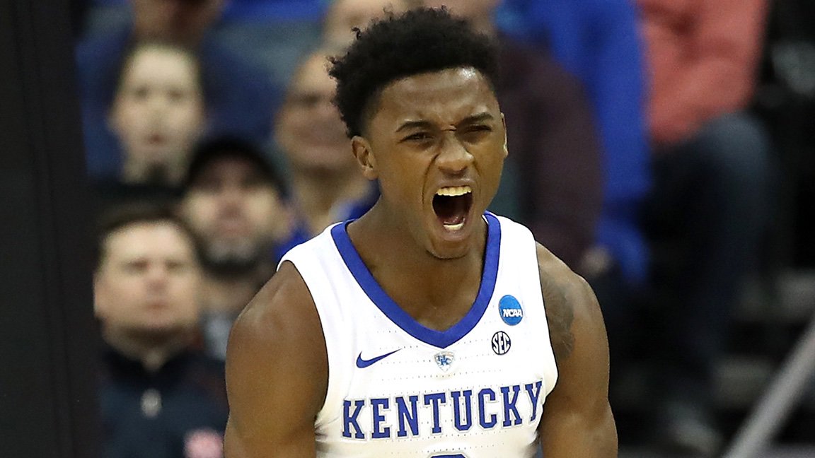 espn's tweet photo. No. 1 Michigan St vs. No. 2 Kentucky
No. 3 Kansas vs. No. 4 Duke

College basketball's opening night at the Champions Classic (Nov. 5) is going to be 🔥 https://t.co/tt2xe7DWge