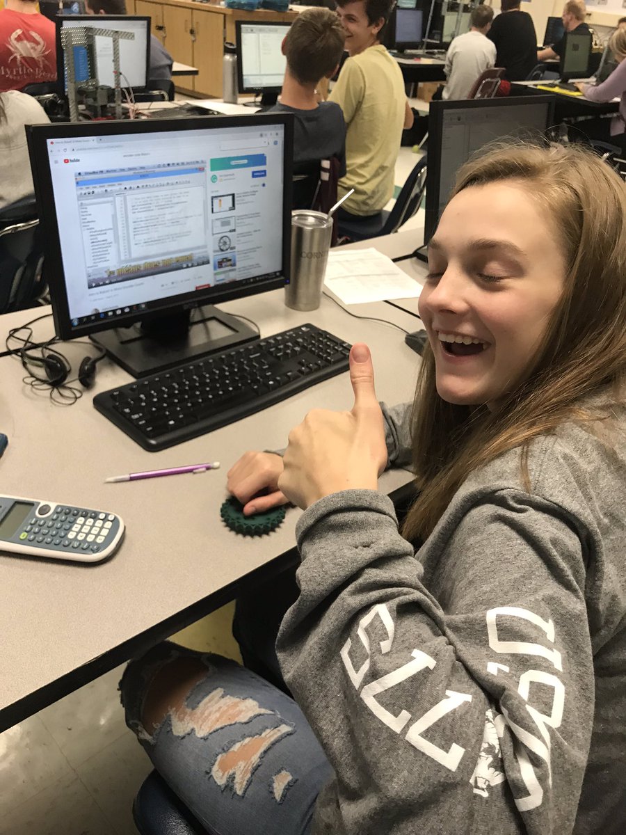 cassidykhull's tweet photo. #NorthSurryHighSchoolPLTW #codestruggles @sutphinjo https://t.co/m2fEcEiKpZ