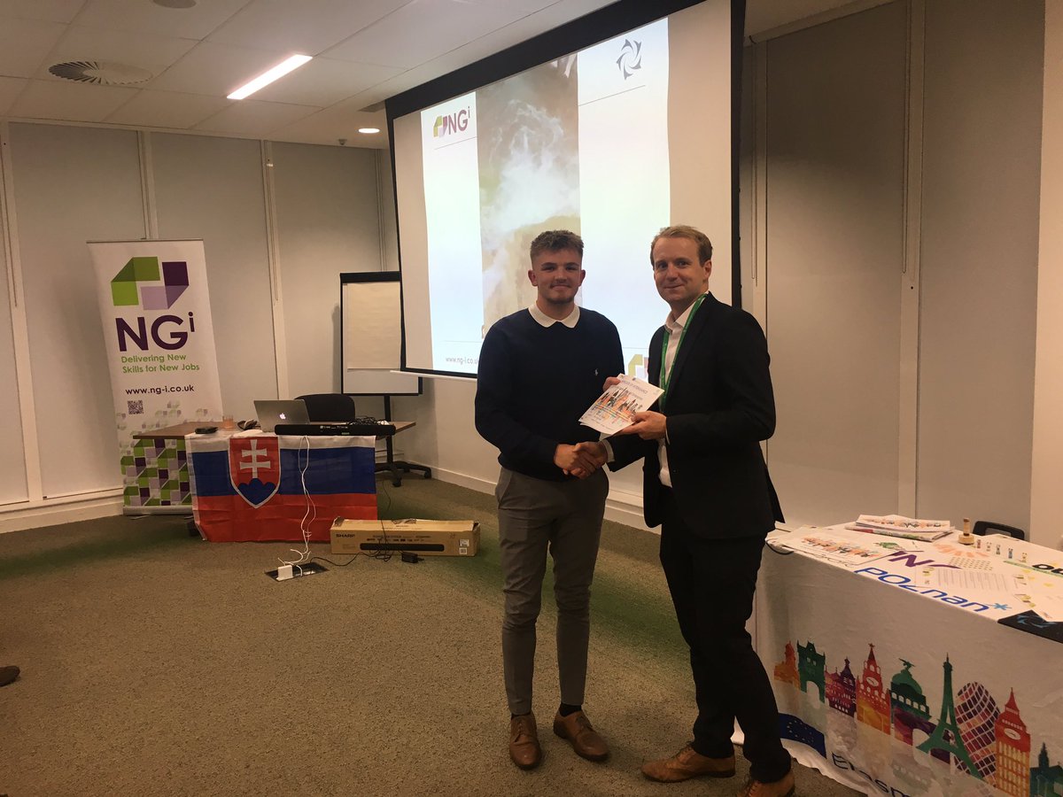 NGiLimited's tweet photo. Participants receive their attendance certificates and Europass Certification following our successful  international Enterprise visit https://t.co/oFDUacLTjK