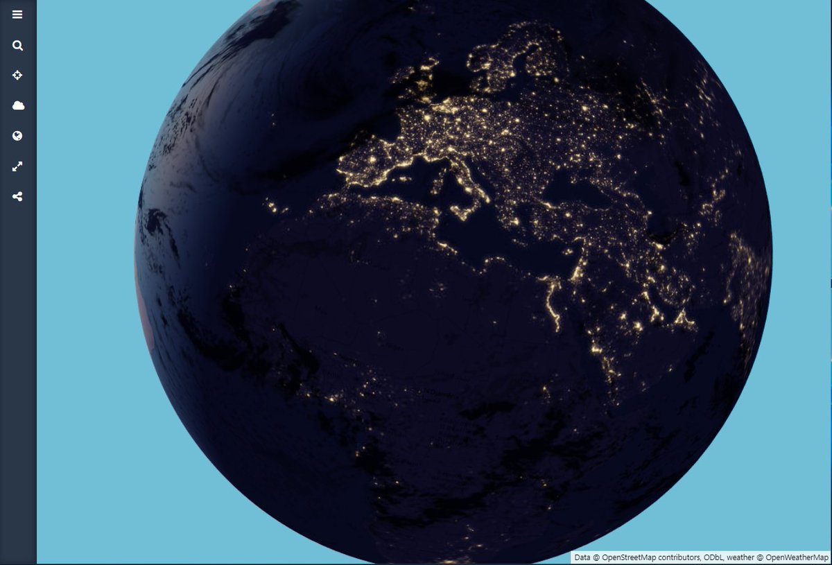 netzzappen's tweet image. Good night Europe! 💡
netzzappen.com/@maps

#map #Maps #lights #cloud #3D #virtual #VirtualReality #searching #SEO #tech #webdev #new #Earth #World #Europa #Netzzappen #globus #AI #web #startup #blogger #internet