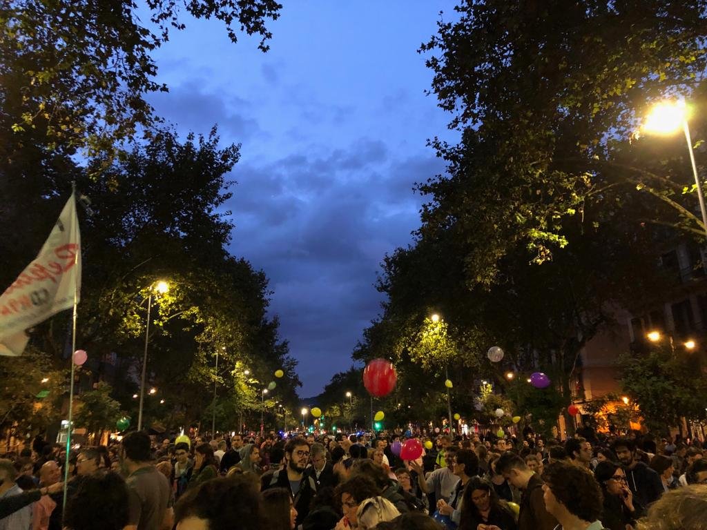 manifestation barcelone