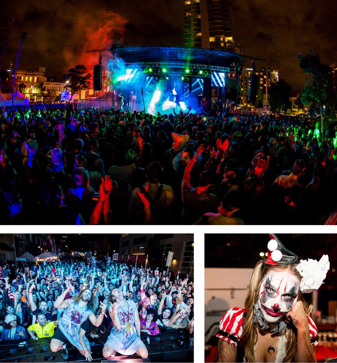 Hey KAABOO fans, you don't have to wait until next September to party! 🎶 #WCKDVillage, San Diego’s Most WCKD Halloween Festival, returns on Oct. 26 with 3 stages, escape rooms, VR haunted Hospital, tequila tastings, &amp; MORE. Visit wckdvillage.com for more info!