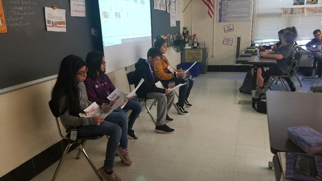 ITTeam6Two's tweet photo. Last Thursday, in social science, students practiced paying ancient Egyptian taxes to the Pharaoh, vizier, nobels and priests using none other than very valuable skittles. @itbebrave https://t.co/7wRKl2KOJ0