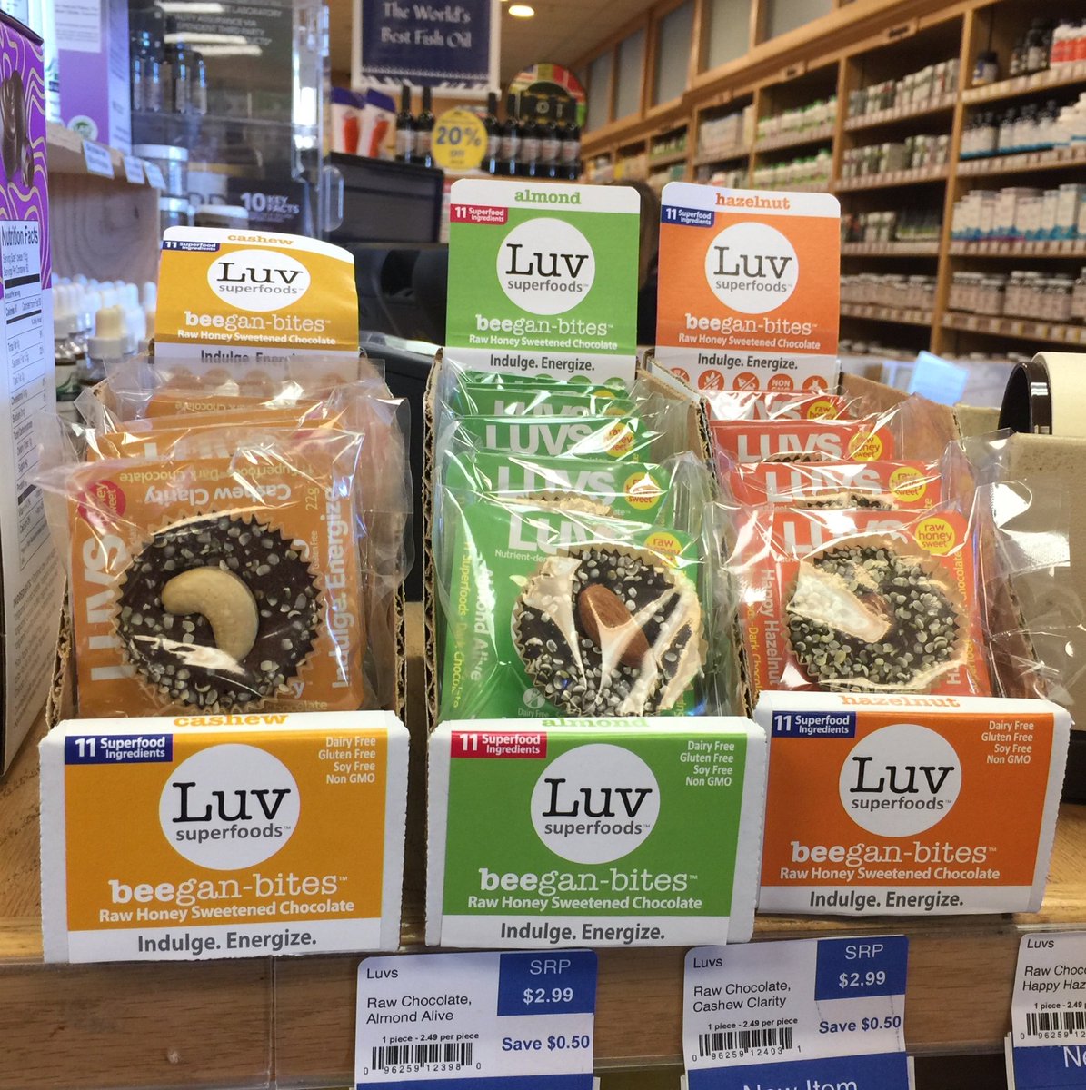 Get more love from Luv Superfoods. Now at Organica Natural Foods in Northvale, NJ and at Choices A to Z in Old Tappan, NJ. Welcome to the best chocolate. Organic and made with local honey. #glutenfree #dairyfree #soyfree #luvsuperfoods #usuggestit