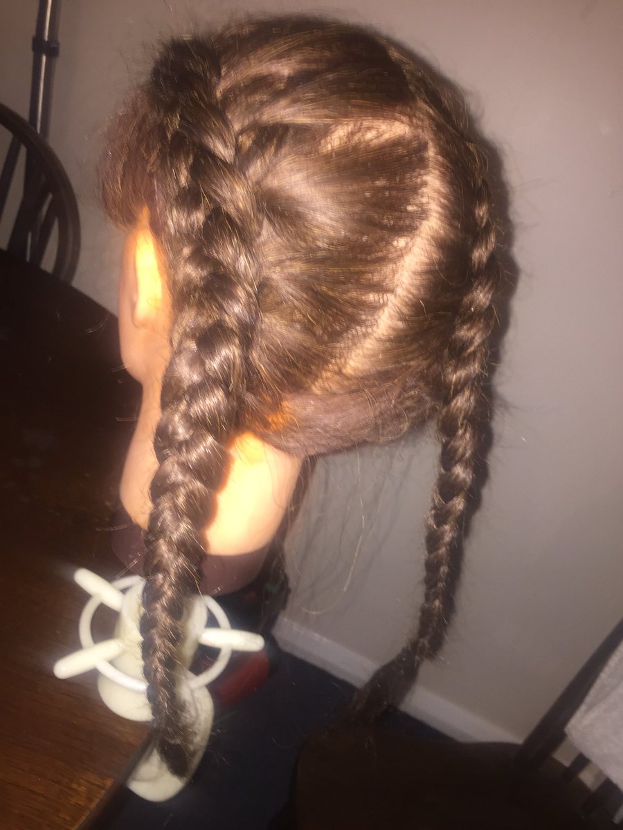 French and Dutch plait <a href="/BlackburnBarber/">Lee</a> <a href="/bbcollege/">Blackburn College</a>