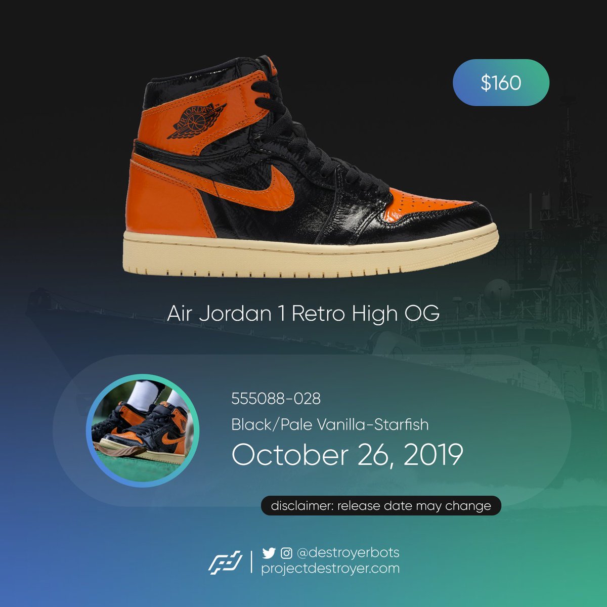 destroyerbots's tweet image. Hmmm who needs a copy of PD for the Air Jordan 1 Shattered Backboard 3.0 release this weekend?

Tell us why you should get a copy in the replies below and 1 lucky winner will get a DM from us tonight.