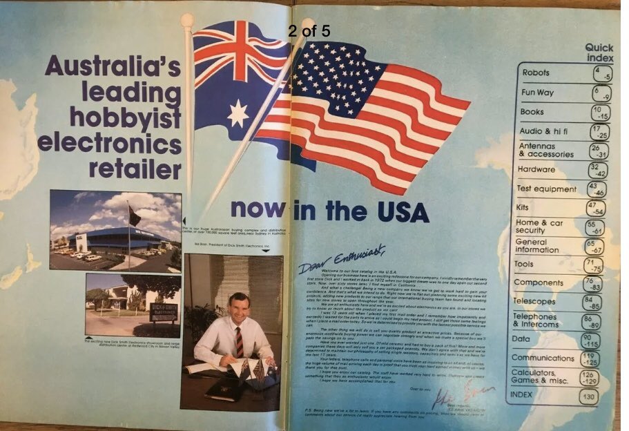 the_jongleur's tweet photo. Do you remember visiting a #DickSmithElectronics #DSE store in Silicon Valley? Not many people are aware @DickSmith made a foray into the USA market. Here are some shots of my most recent acquisition, and full scan to be posted once I get my hands on it. #RetroComputing https://t.co/LlbdImYFCx