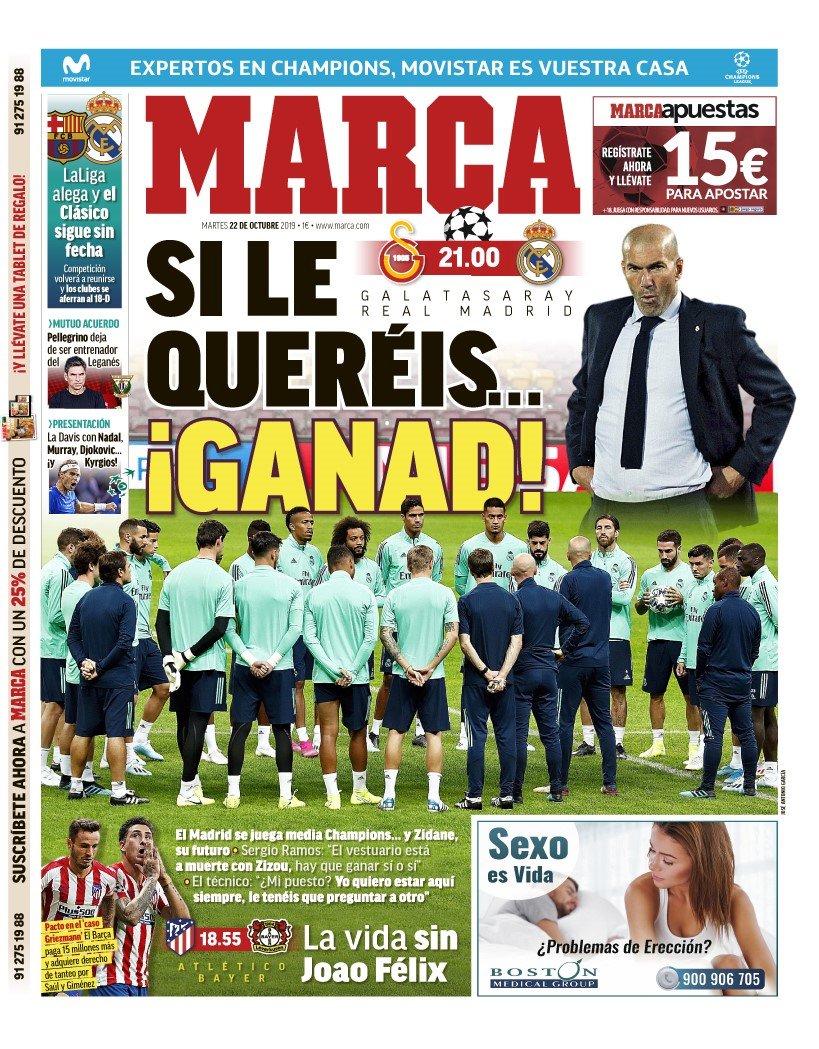 marca's tweet photo. #LaPortada Si le queréis... ¡ganad! 🗞️ https://t.co/R701LkPArl