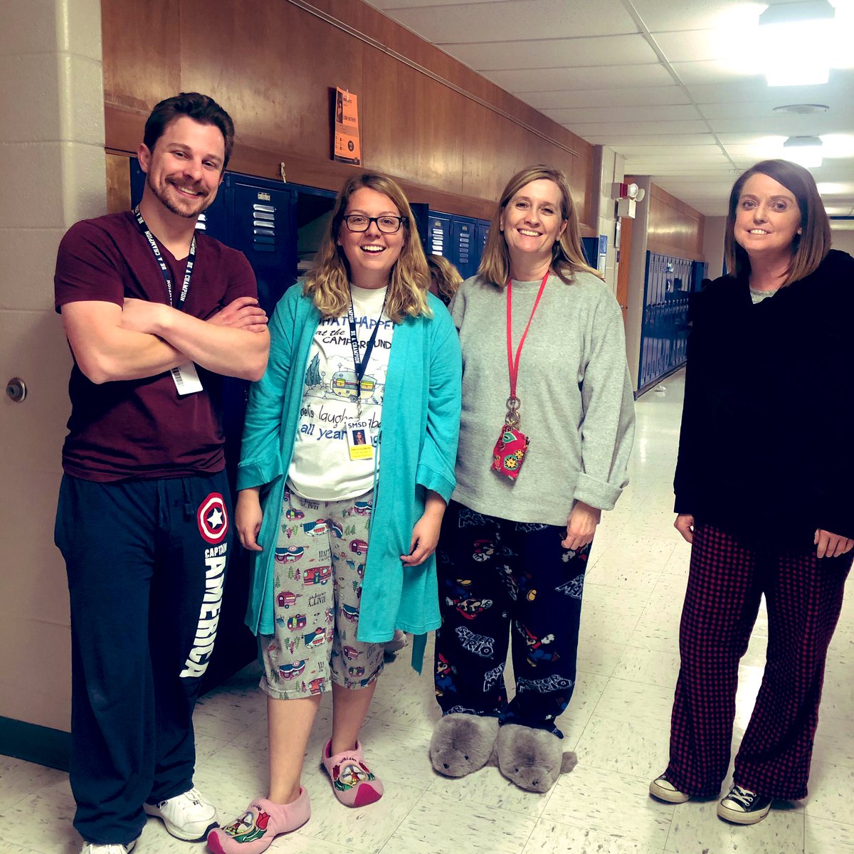 ColebankMath's tweet photo. Jammie day with the squad! I love showing my wildcat pride so comfortable! #westridgeway #lookwithin https://t.co/F0NXROhmnh