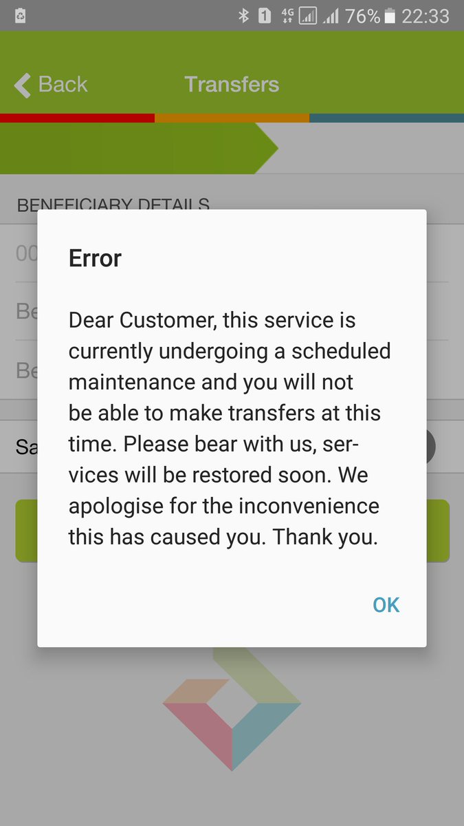 busy_brain's tweet photo. Different error messages @accessbank_help https://t.co/KnzfUux1dT