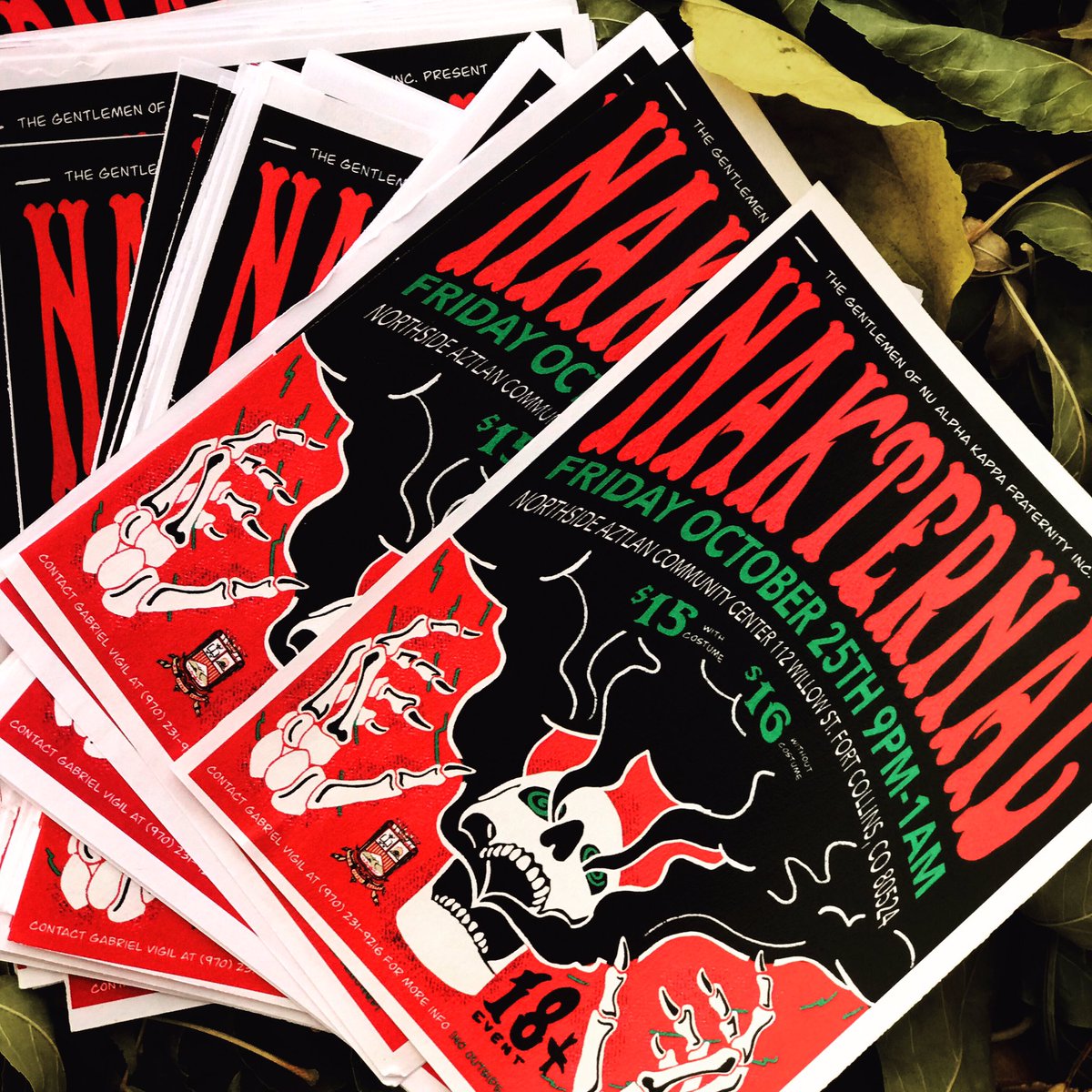 ANOTHER GIVEAWAY IS NOW LIVE ON OUR INSTAGRAM 👻 check us out on Instagram @nakmucsu and look for our last post for a chance to win a NAKternal ticket for this Friday 😉 winner will be announced Wednesday at 4pm. You won’t want to miss the spookiest event of the year ! 🎃