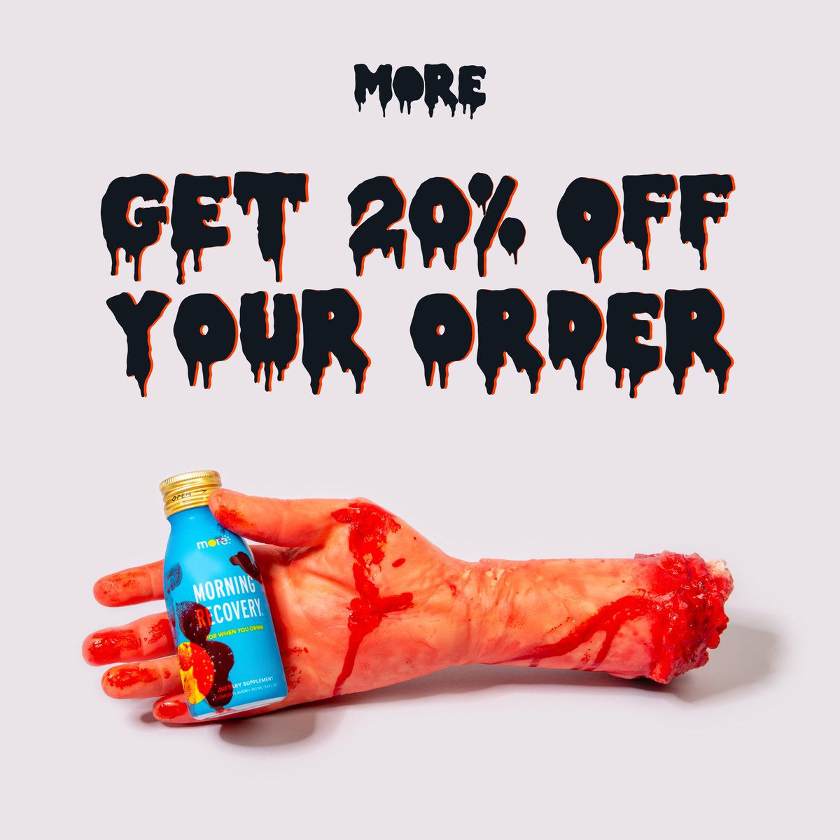 morelabs's tweet image. Order #MorningRecovery today so you don't wake up the day after #Halloween feeling like a zombie. 🧟 Use code SCARYGOOD at checkout for 20% off: bit.ly/31zuIUv