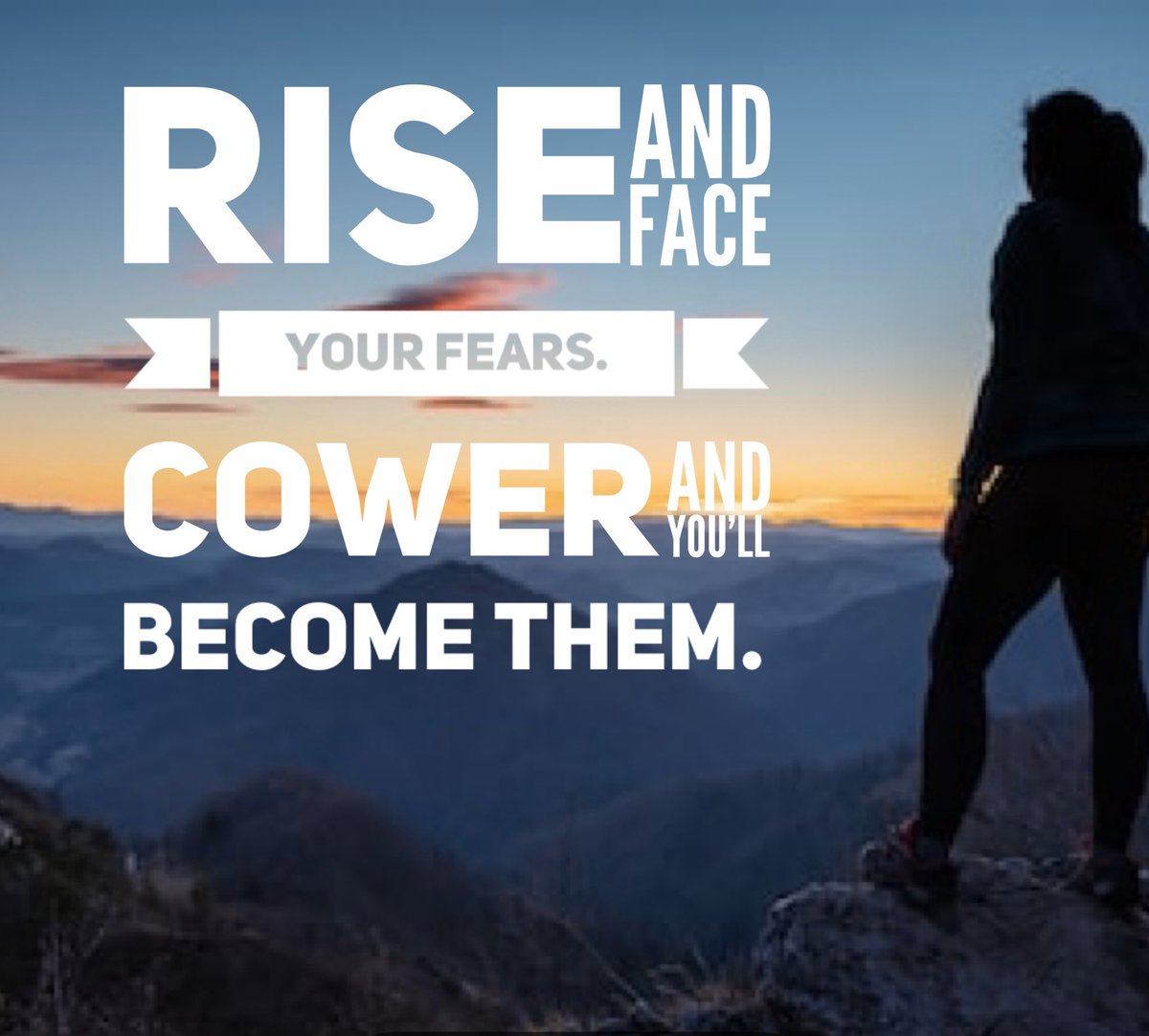 So much truth in that most of us become what we fear most. 

#motivationmonday #courage #f2taz #overcomefear #change