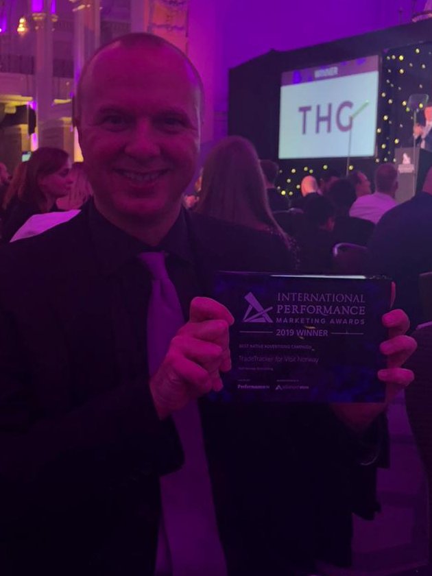 TT_UberBoss's tweet photo. YES we got it! The most important prize of the evening.
#WINNER of the #International #Performance #Marketing #Award #IPMA19! 🥳🍾🎈🎉What a tremendous achievement of this great team @tradetrackercom

#Congratulations to #everyone who worked so hard for this! 
Best #Network ever! https://t.co/XBZ7hth68V