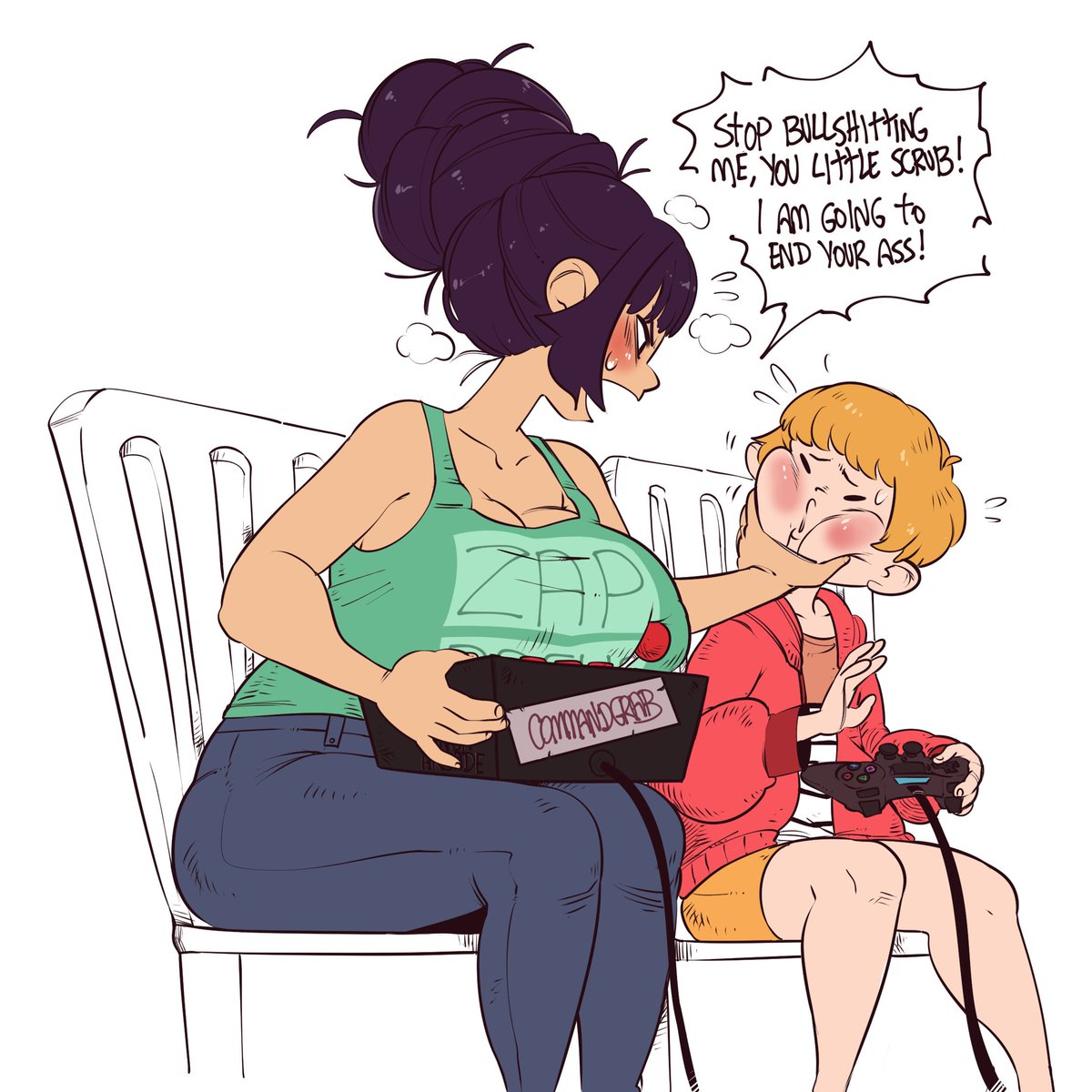 decided to draw a bit more of command grab for yall thank you i love you