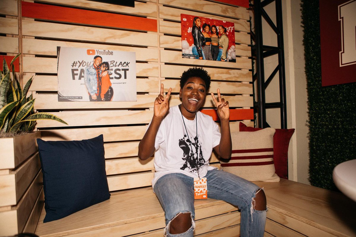 YouTube's tweet photo. #YouTubeBlack creators are arriving for FanFest! You don't need to be in Atlanta to join the live stream at 8:00 PM ET: https://t.co/R35BUB731r ⏰ https://t.co/gKZ10QX0k3