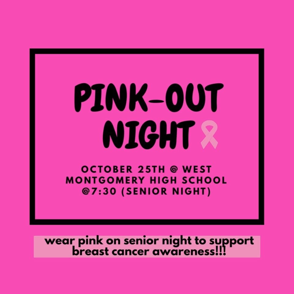 MontgomeryCent3's tweet photo. Pink-Out and Senior Night on Friday! #imagineMCS22 #weareone https://t.co/txAdQIOkBh