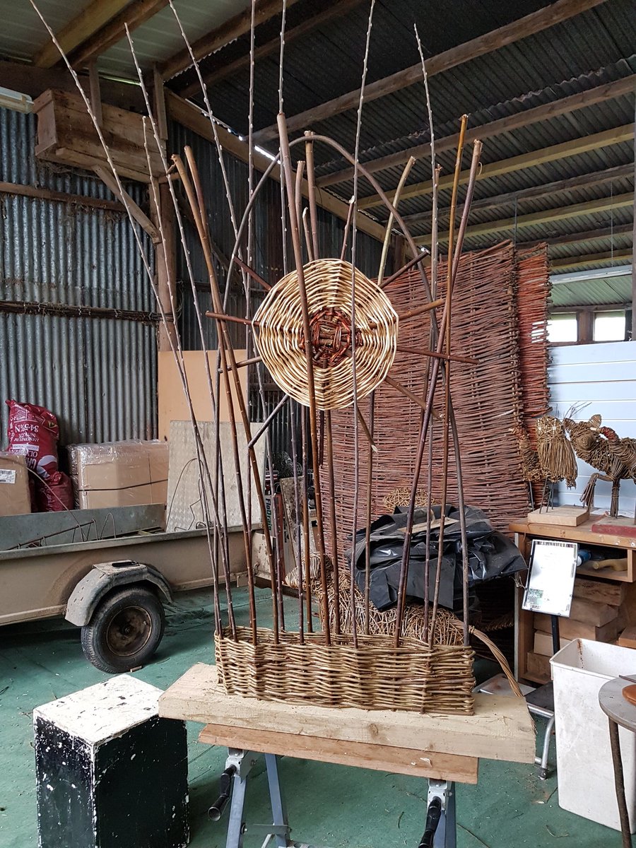 Finally fit enough to take down and strip the @oakhaminbloom Spitfire -  started making too. Hope to have it back in pristine condition next week.