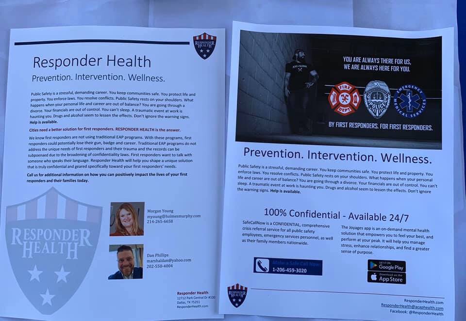 ArmorUpAmerica's tweet photo. Digging some of the new #swag coming out from #ResponderHealth that’s supporting #SafeCallNow and #ArmorUpAmerica 🙏 💪 https://t.co/3dwq4Ojgn9