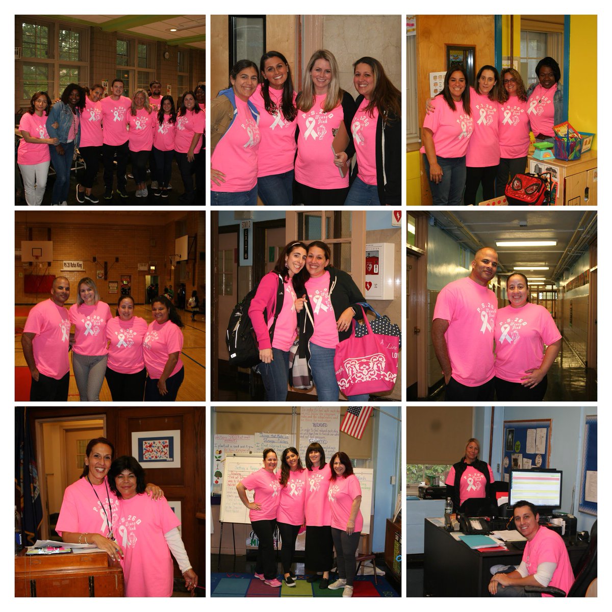 ps26q's tweet photo. On Wednesday, October 16, 2019 - PS26 wore pink for Breast Cancer Awareness. #uftgopink https://t.co/vrhTsJRi4K