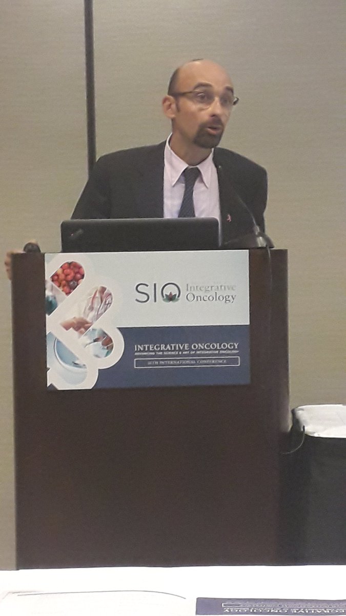 alessiofilippon's tweet photo. Great presentation of 
@stemagno74 about italian model of perioperative integrative approach to #BreastCancer patients! 
Thank @JunMaoMD for your congrats and support! We work togheter for achieve the goal to include #IntegrativeOncology as a standard of care. #SIO2019 https://t.co/dW23sZ6yYA