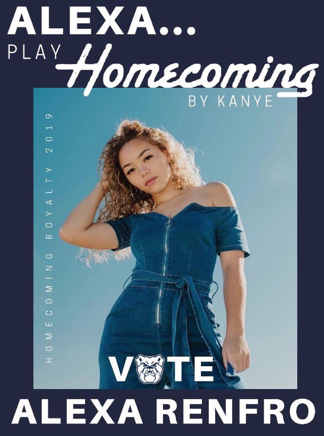 ButlerKKG's tweet image. It’s Homecoming week!!!! We’re so excited to promote our QUEEN, @alexarenfro &amp;amp; we can’t wait for Saturday!!! #alexaplayhomecoming 💙🗣🐶🗝