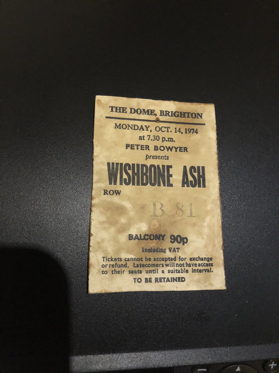 Saw the boys at Aberdare last night, and going tomorrow to Dorking Halls. Excellent show and brought back great memories from when I first saw them 👍 <a href="/wishboneash_com/">Wishbone Ash Official</a>