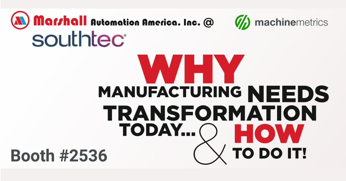 MachineMetrics's tweet image. We are excited to join one of our partners, @MAA_Inc  at @SOUTHTEC_Expo  by @SME_MFG in #greenvilleSC Come by booth #2536 and say hello

#iiot #Machinemetrics #machinemonitoring #machinedata #industrialiot #industry40 #manufacturing