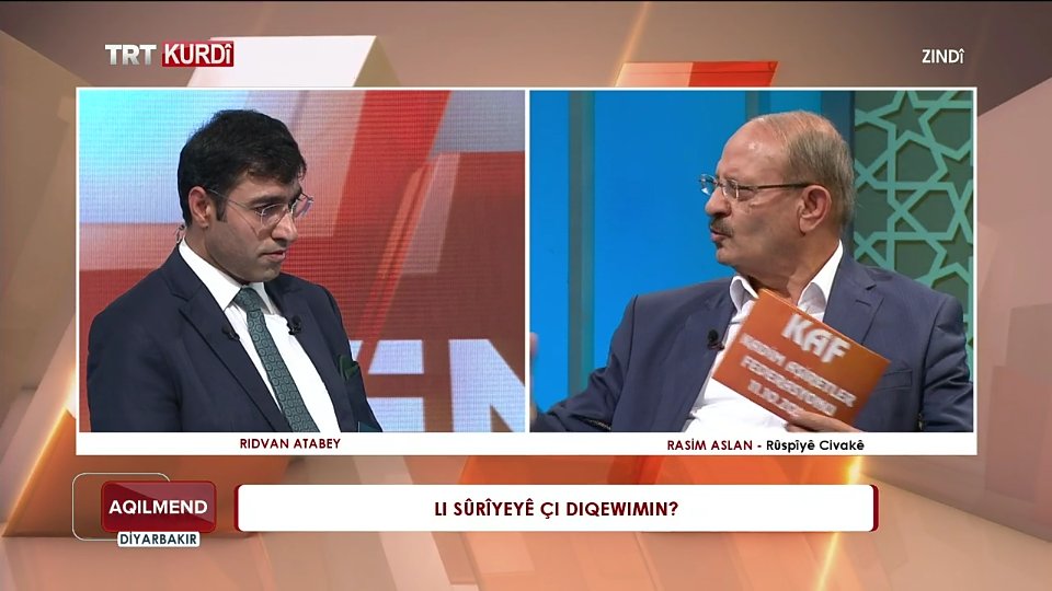 RasimASLAN65's tweet photo. @TRTKurdiTV 'de Aqılmend programında @RdvanAtabey2 'in konuğuyuz. @AsiretlerFed https://t.co/u2Jq7EiD8g