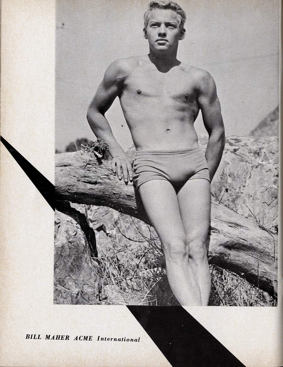 creatureblackl1's tweet photo. Bill Maher aka Bill Mahrer (second from right in second photo) [Photos by Pat Milo, Athletic Model Guild, and Acme Studio] Los Angeles and San Francisco, 1964 #billmaher #billmahrer #patmilo #athleticmodelguild #acmestudio #vintagemen #vintagegay #vintagephysique #nakedmen #gay https://t.co/yVwUsqF70R