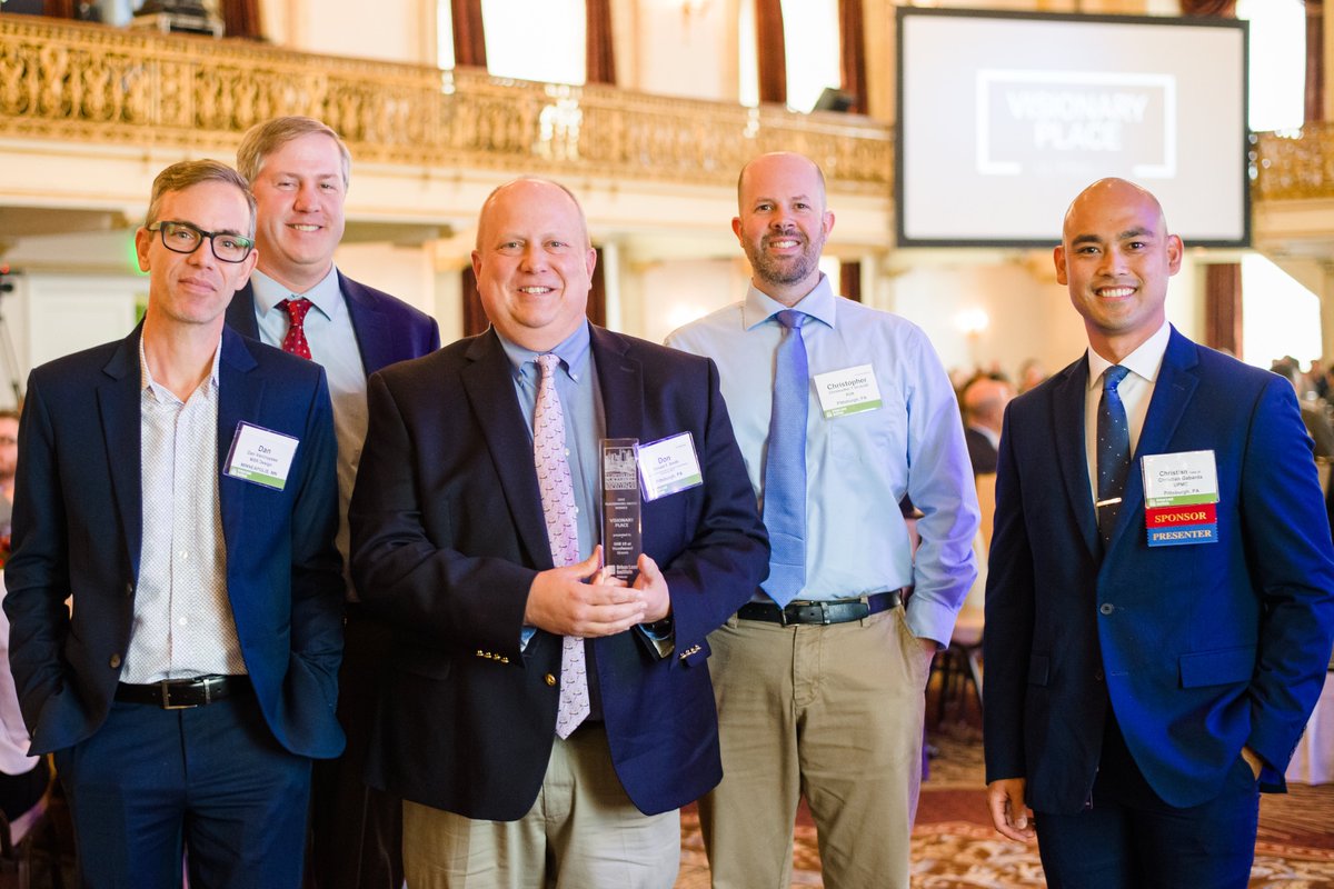RIDC_SWPA's tweet photo. Phase A of our #Mill19 project won #ULIPittsburgh's #PlacemakingAward2019 for Visionary Place! We are so honored for the recognition and thankful to everyone who has helped us bring this vision to life.
Video and special thank you's: https://t.co/daIl84DLdp. #ULI #CREpgh https://t.co/7FFP7nr54P