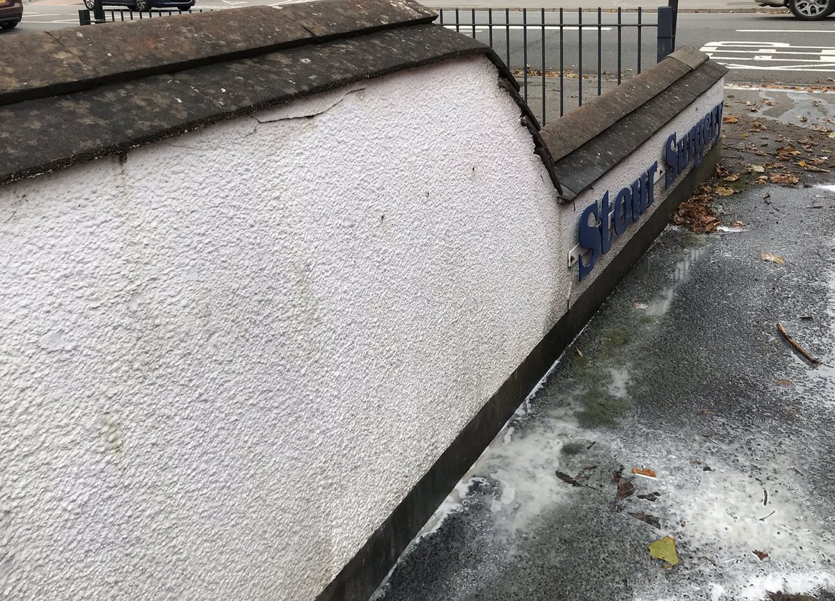 Out of hours graffiti removal this weekend to ensure minimal disruption to client and public. #graffiti #christchurch #Dorset
