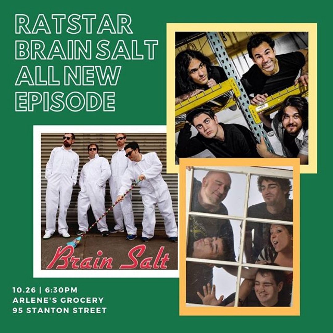 ratstarnyc's tweet photo. Show this Saturday at @ArlenesGrocery! we're on at 8! Bring your Dad!! https://t.co/Zfu7EuC1KK