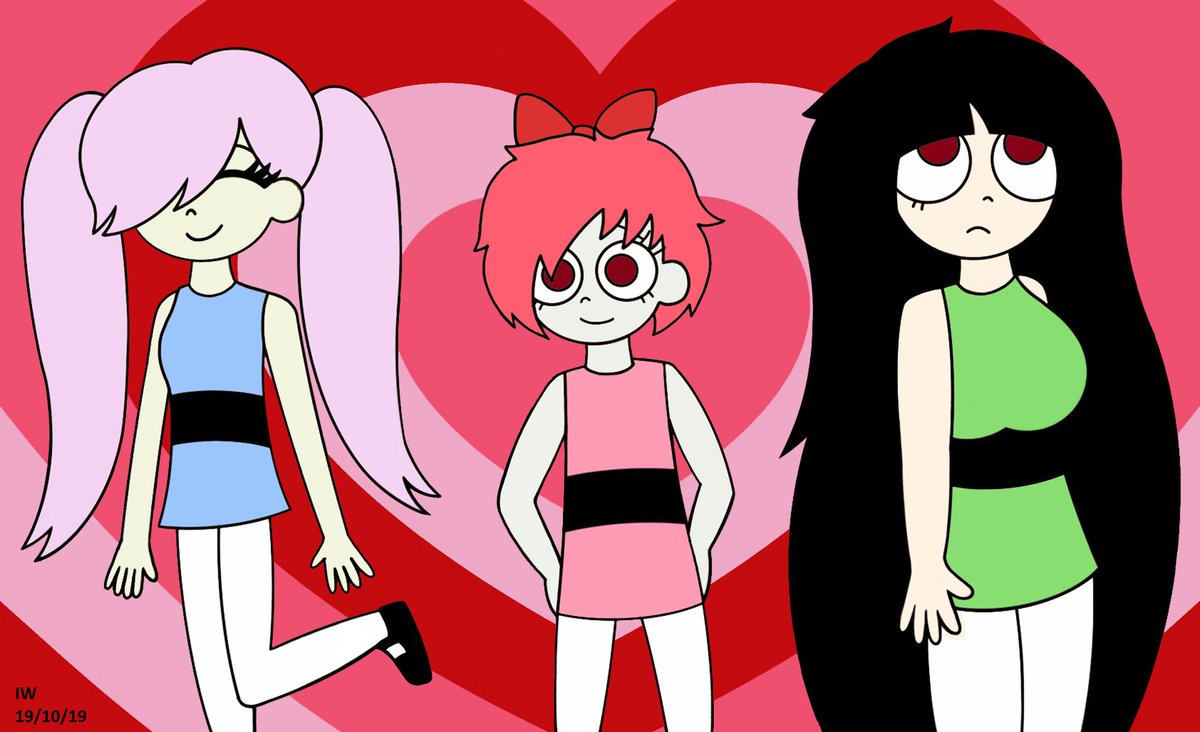 Ingagner's tweet photo. Sugar, spice, and everything nice #HereAgain #OCs #OriginalCharacters #BebeFuria #AuroraBerry #MagaliTakeuchi #ThePowerpuffGirls #PPG #Blossom #Bubbles #Buttercup #MyArt #IWART https://t.co/4KzHNPHcMp