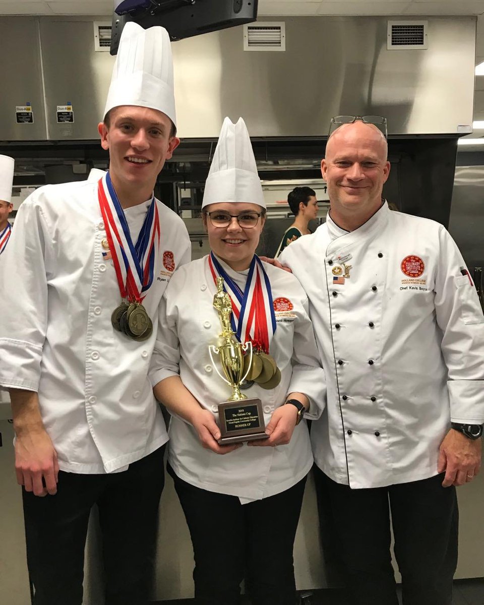 CICPEI's tweet photo. Congratulations to Culinary Youth Team Canada members Chelsea & Ryan on an impressive showing at The Nations Cup this past weekend in Michigan.
The pair earned 6 Gold & 1 Silver Medal and placed second overall. Well done team! ππππ
#CICAlumni @HC_Alum_and_Fdn https://t.co/iRcYFTm5ir