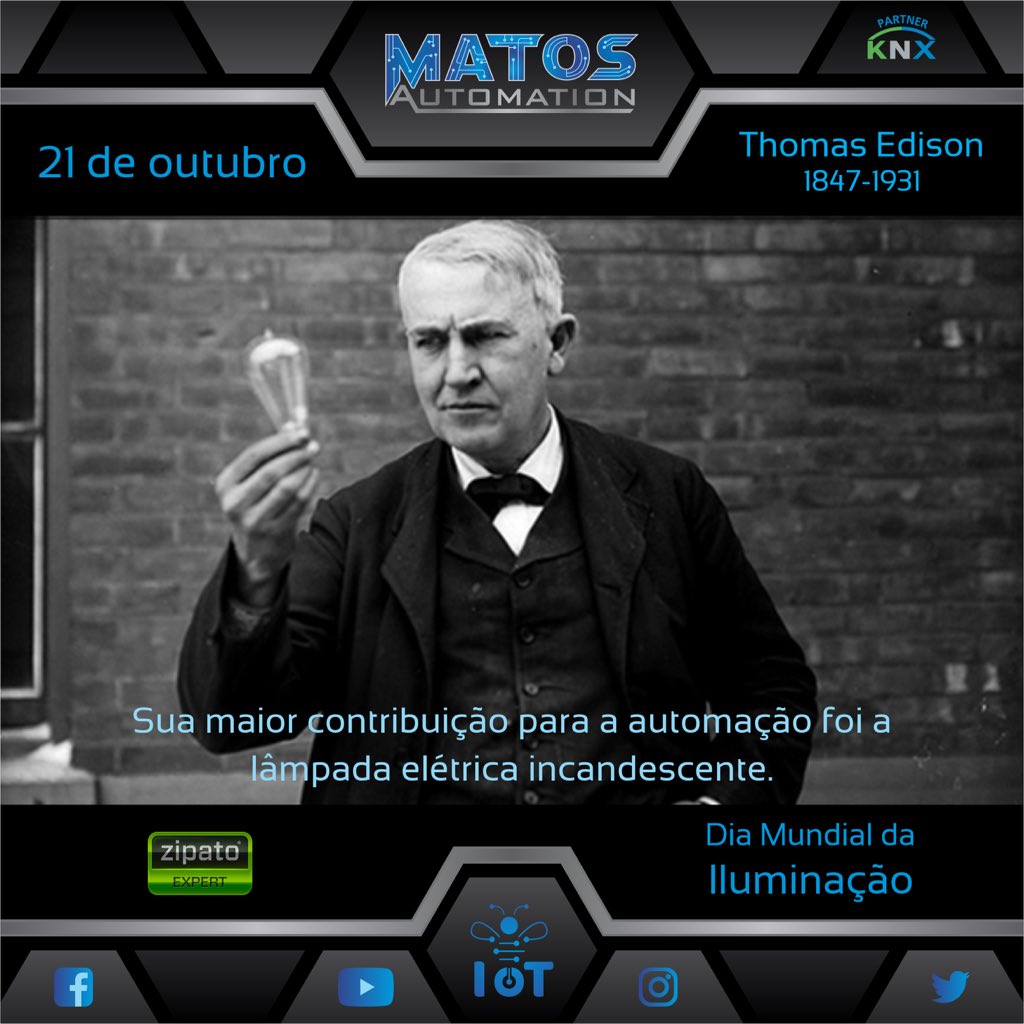 MatosAutomation's tweet image. Uma simples homenagem para um dos maiores inventores da humanidade 💡💡💡