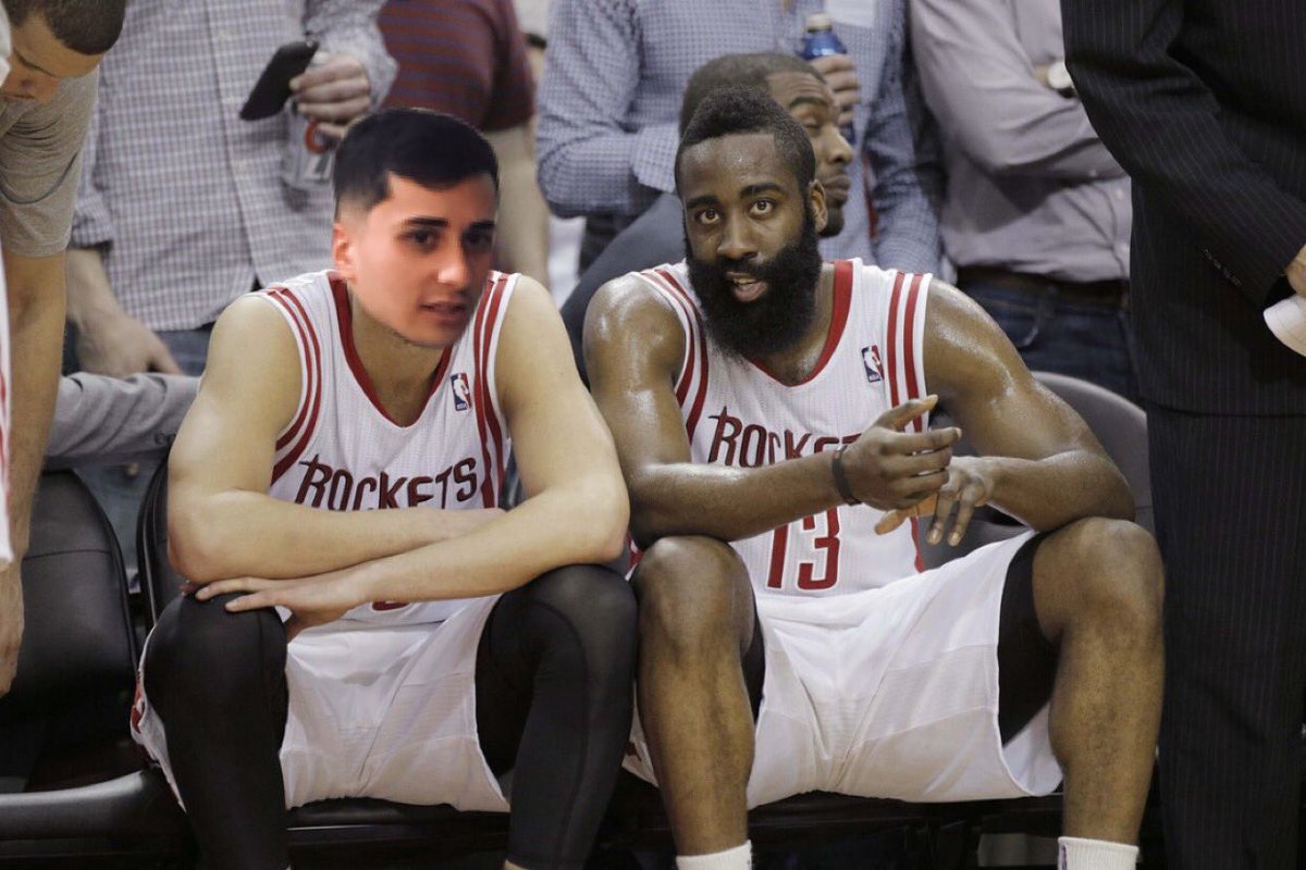 Tb with <a href="/JHarden13/">James Harden</a>. Excited for this season, let’s get it!  #OneMission 🚀