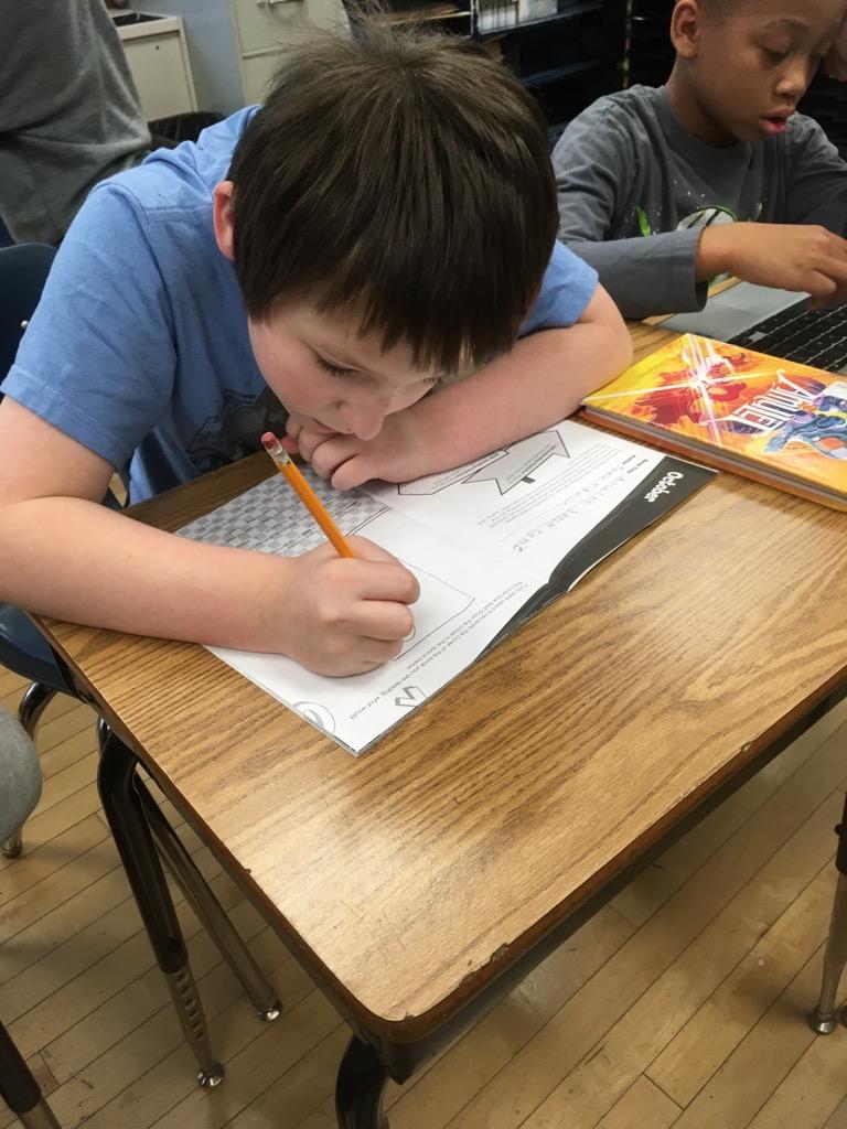 CoachKristinTCM's tweet photo. TC Miller 4th graders getting those October playbooks completed! Can't wait to see who will be the winner! #tcmsoars #RedskinsRead @RedskinsCR #readyandwilling https://t.co/RY1bfEClGM