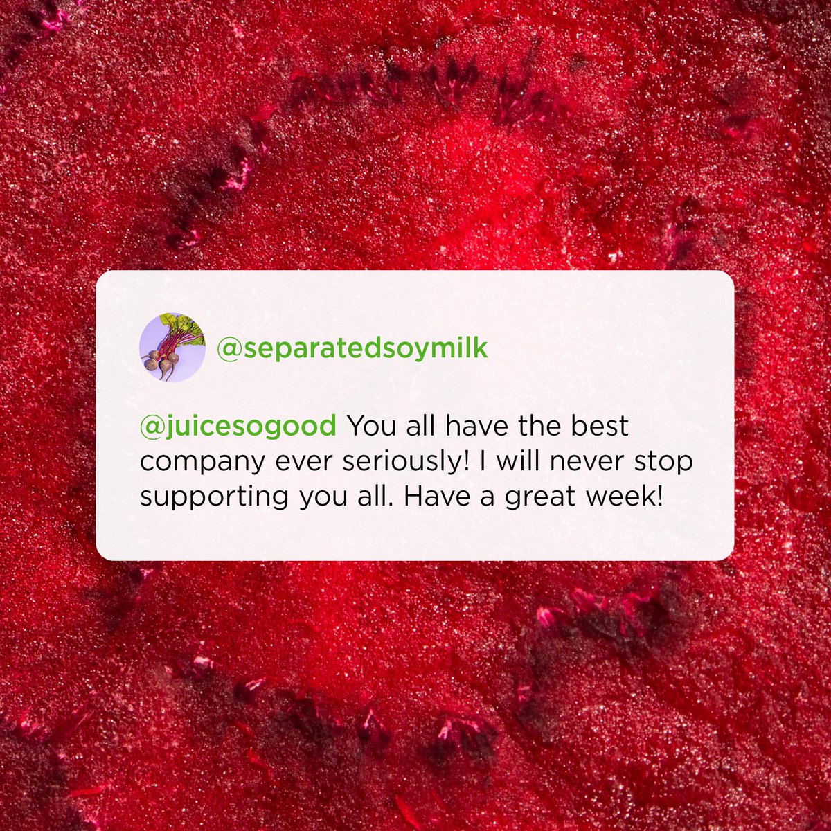 So Good So You tweet media