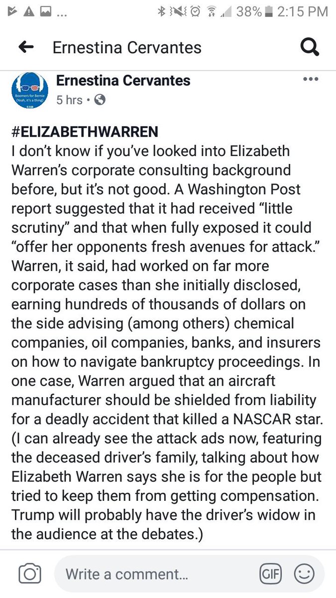 freethought987's tweet image. #ElizabethWarrenHasAPlanFor this...? @ewarren #Warren