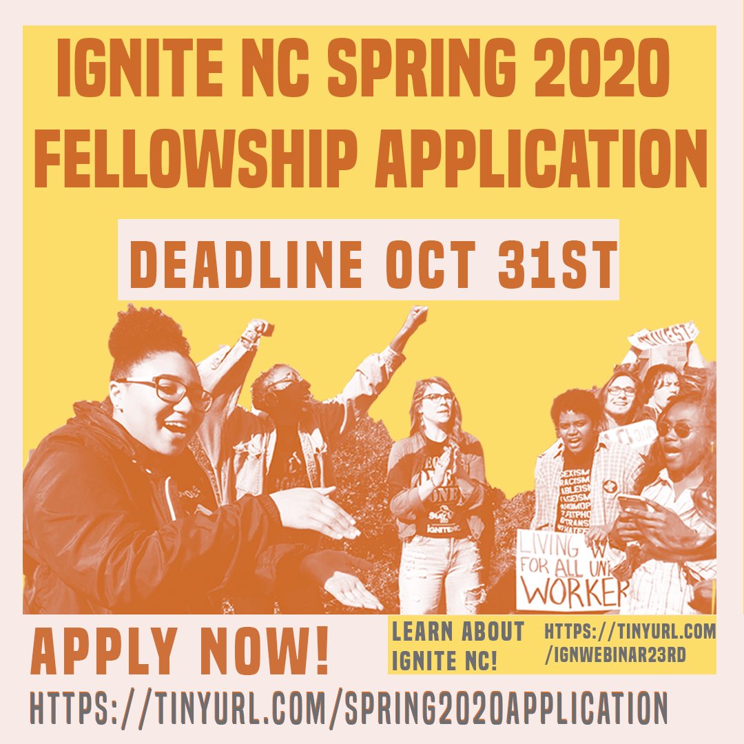 Do you envision a future where people's needs and desires are a priority over the profit of a few privilaged individuals? If so, join us to create a better tomorrow! Apply today to get access to resources to help you make changes in your community!
tinyurl.com/spring2020appl…