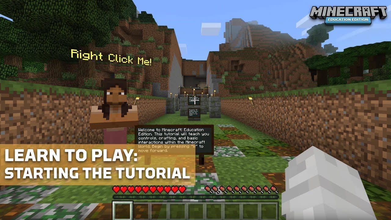 Minecraft Education Edition Su Twitter What Are The Controls How Do You Build Things Who Are These Npcs Anyway There S A Special World Designed To Answer Your Questions About Minecraftedu Watch This